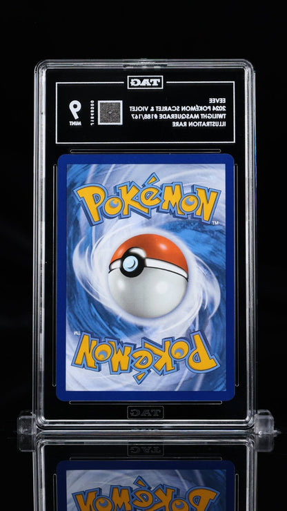POKEMON TAG 9 Twilight Masquerade Eevee 188/167 IR