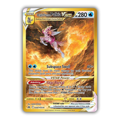 Pokemon TCG 2023 Crown Zenith Origin Forme Palkia VSTAR FA Holo GG67 TAG 10