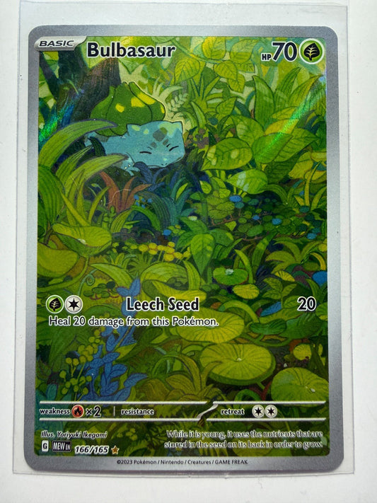 Pokemon TCG Bulbasaur Scarlet & Violet 151 Illustration Rare 166/165 NM
