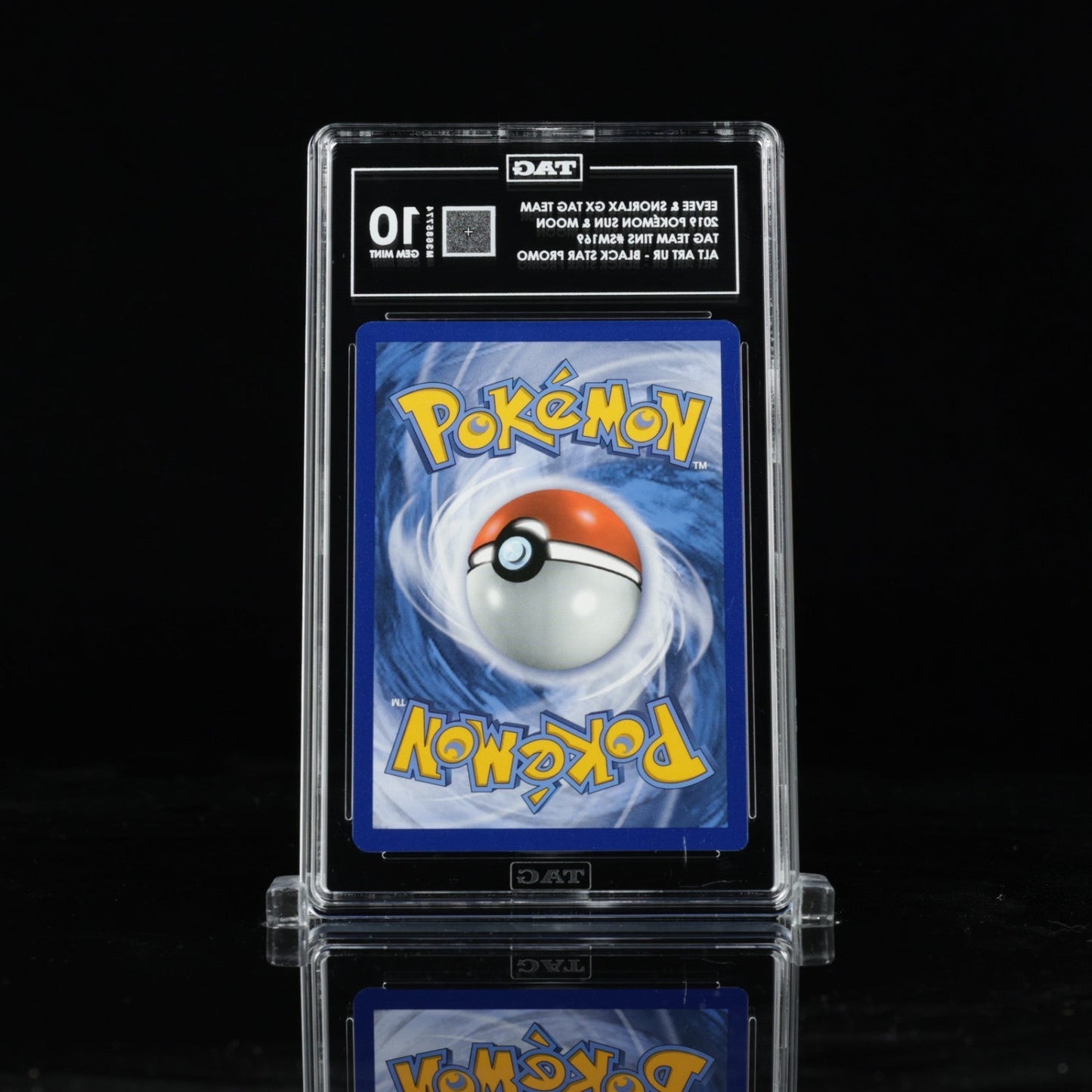 Pokemon TCG Eevee & Snorlax GX SM169 Alternate Full Art Tag Team Tins TAG 10