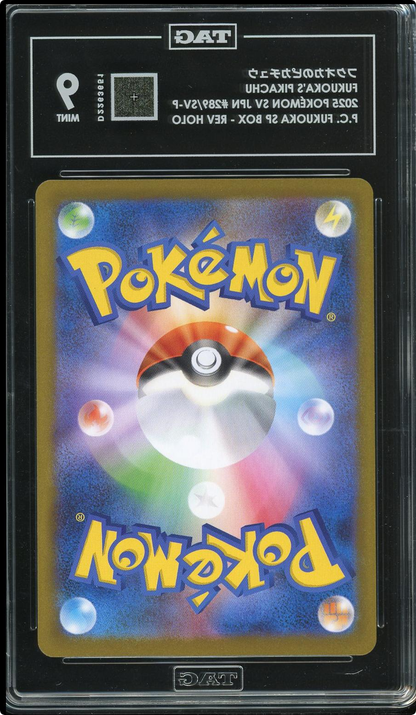 Pokemon TCG Fukuoka's Pikachu 289/SV-P Sv-P Promo JPN Holo TAG 9