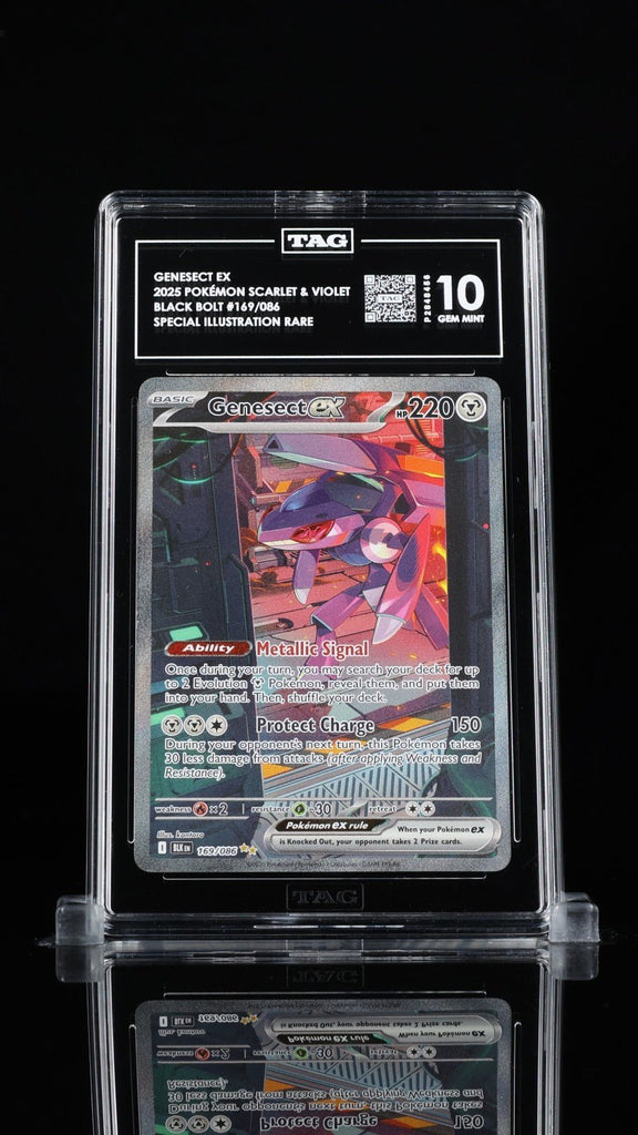 Pokemon TCG Genesect EX Black Bolt 169/086 TAG 10