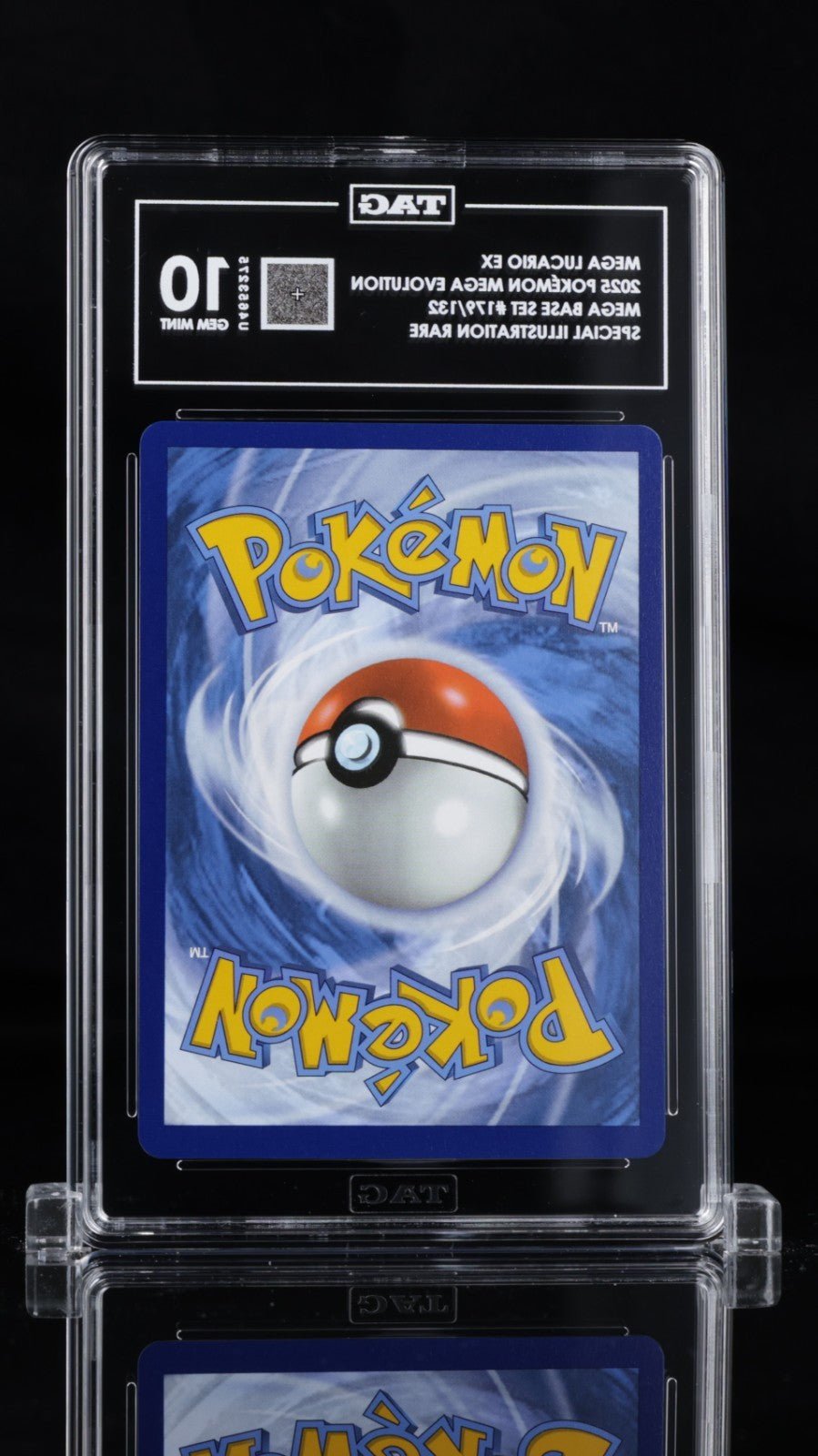 Pokemon TCG Mega Evolution Mega Lucario ex 179/132 TAG 10 GM
