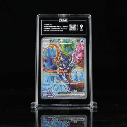 Pokemon TCG Palafin EX | SIR Holo | Prismatic Evolutions | 151/131 | TAG 9