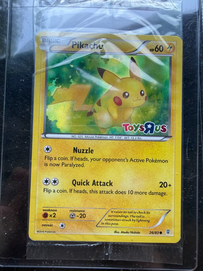 Pokemon TCG Pikachu - Toys R Us Holo Promo - 26/83 - Sealed