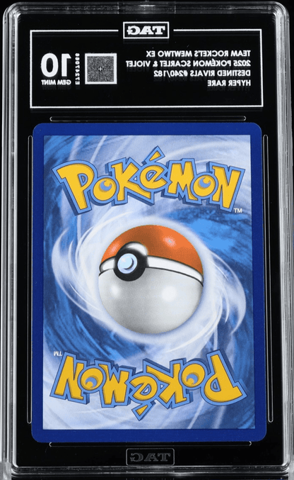 Pokemon Team Rocket's Mewtwo ex 240/182 Destined Rivals TAG 10