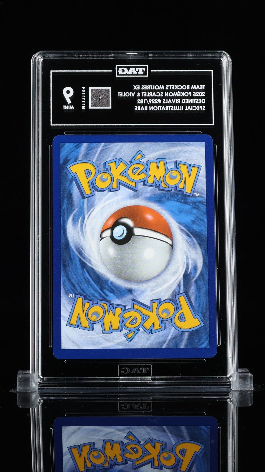 Pokemon Team Rockets Moltres ex Destined Rivals SIR 229 TAG 9