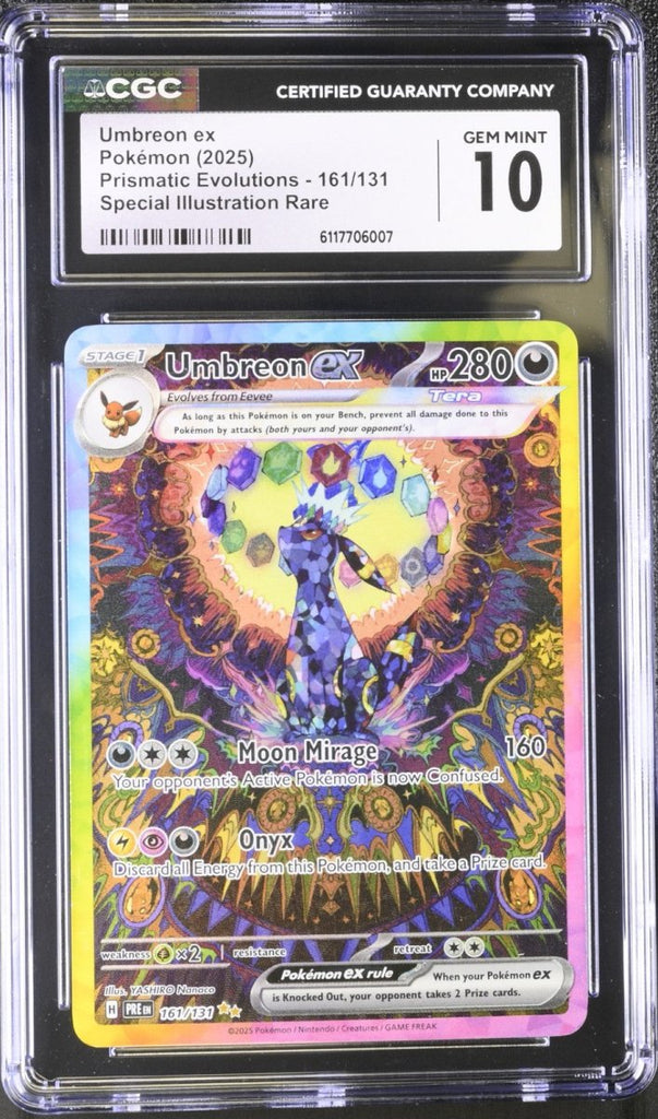 Pokemon Umbreon Ex Prismatic Evolutions 161/131 CGC 10