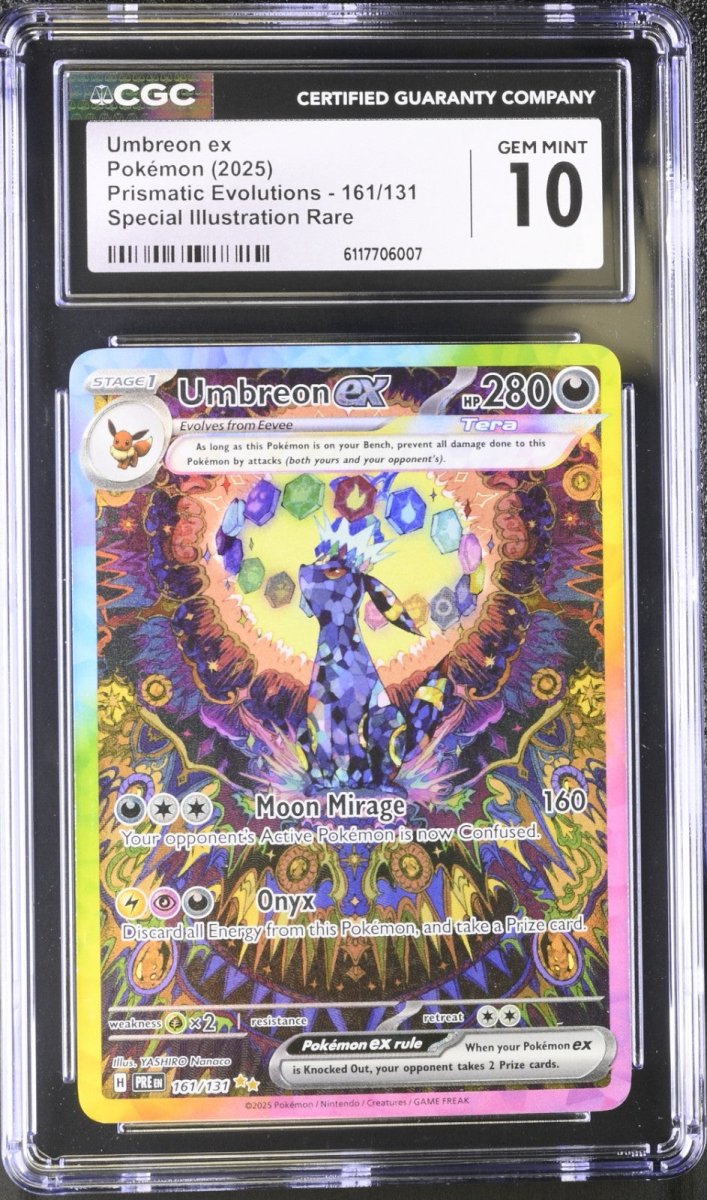 Pokemon Umbreon Ex Prismatic Evolutions 161/131 CGC 10
