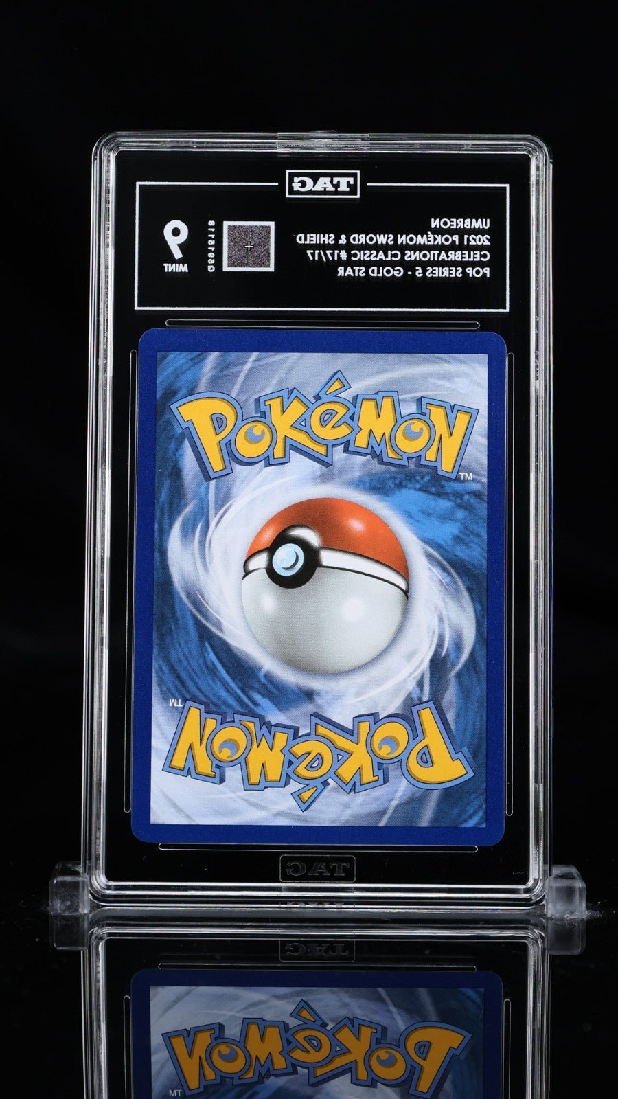 Pokemon Umbreon Gold Star Celebrations: Classic Collection 17/17 TAG 9