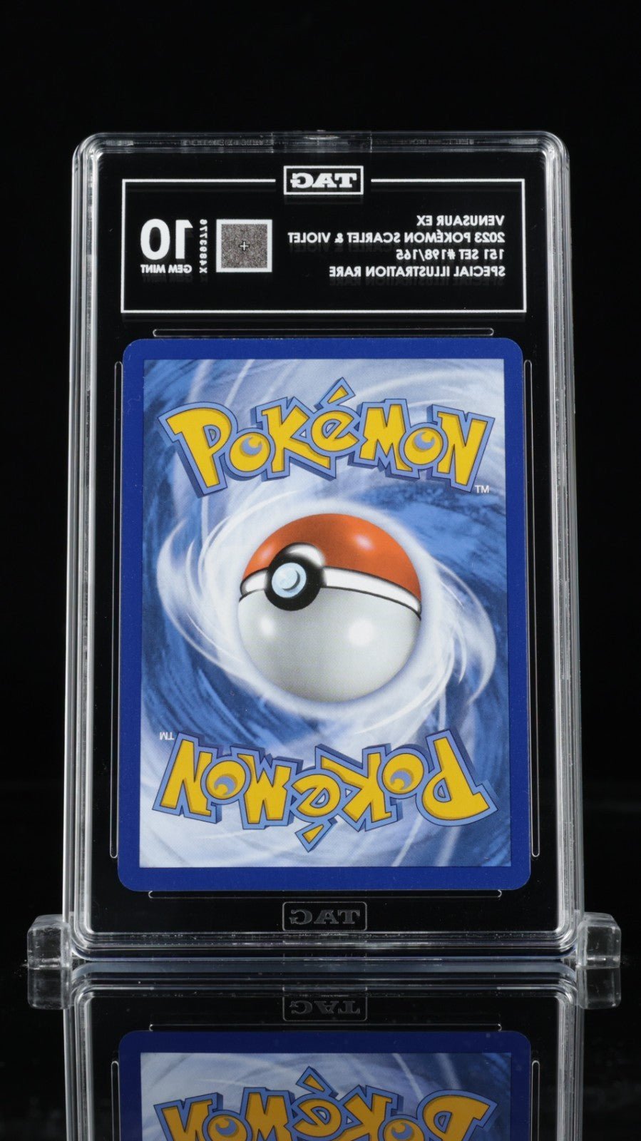 Pokemon Venusaur Ex 198/165 Scarlet Violet 151 Special Illustration Rare TAG 10