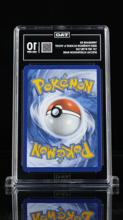 Pokemon Venusaur Ex 198/165 Scarlet Violet 151 Special Illustration Rare TAG 10