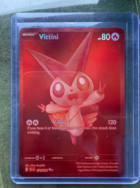 Pokemon Victini 171/086 Sv: Black Bolt Holo NM