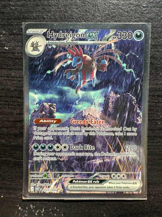 Pokemon White Flare Hydreigon ex SIR 169/086 English NM