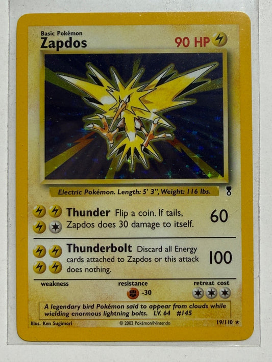 Pokemon Zapdos 19/110 Legendary Collection Rare Holo LP