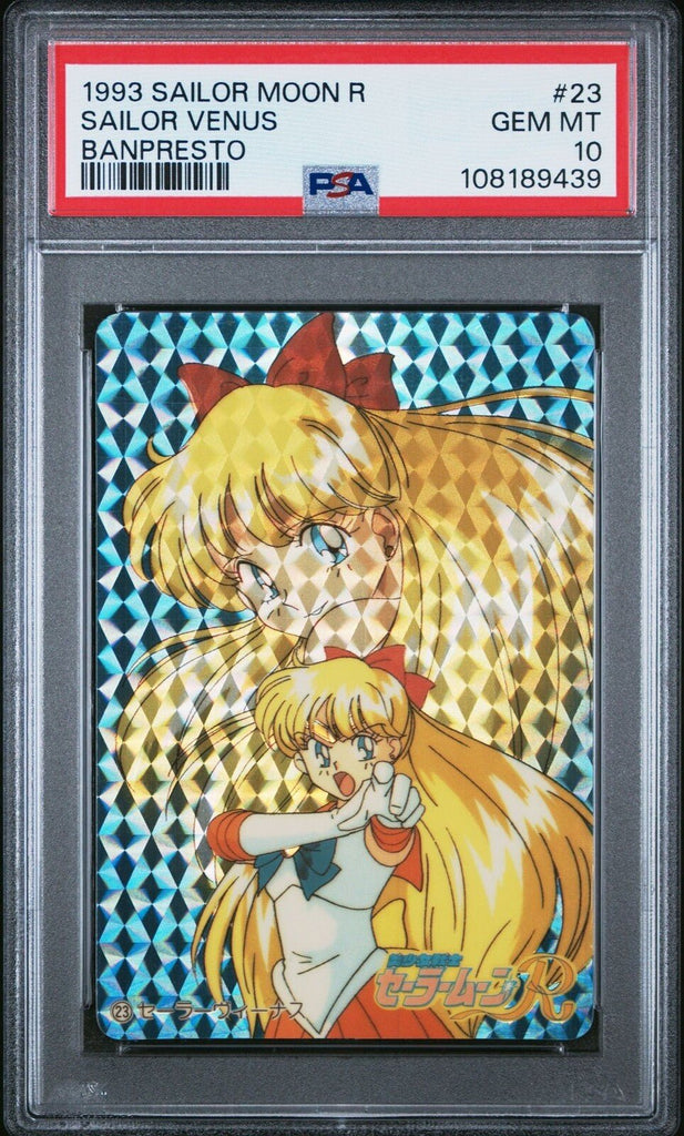 PSA 10 1993 Sailor Moon R Banpresto 23 Sailor Venus Faded