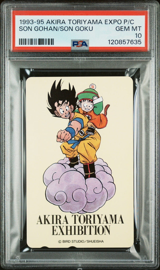 PSA 10 Son Goku Akira Toriyama Exhibition Phone Card Dragon Ball Z
