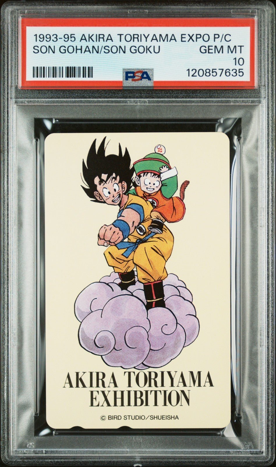 PSA 10 Son Goku Akira Toriyama Exhibition Phone Card Dragon Ball Z