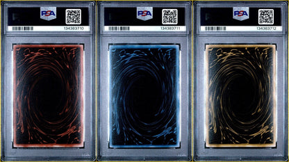 PSA 10 YU - GI - Oh! Slifer Obelisk Ra Secret Rare GBI 001 002 003 Sequential
