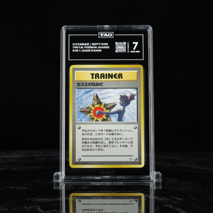 PSA 7 Misty’s Tears 1998 Gym Trainer Japanese Pokemon NM