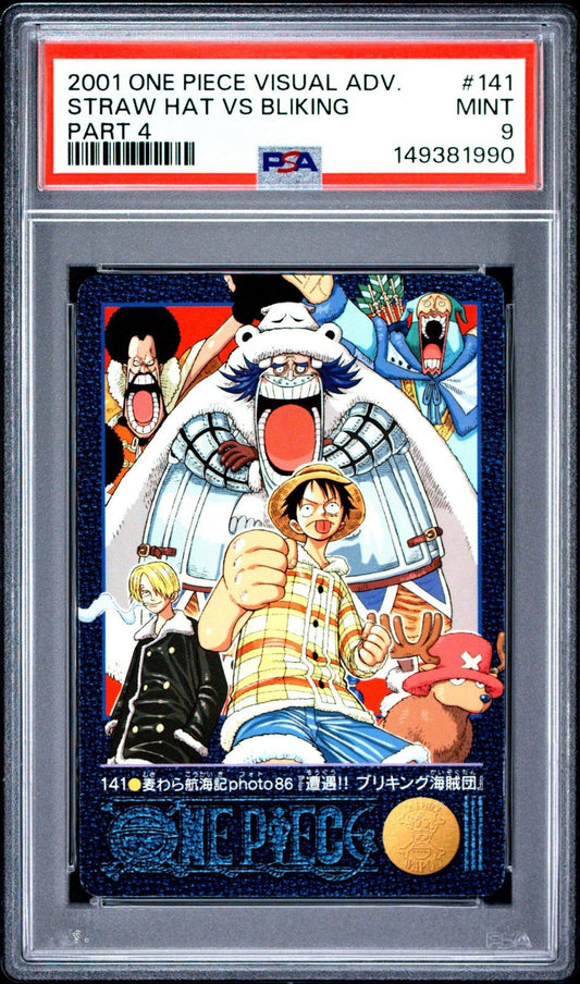 PSA 9 2001 One Piece Visual Adventure Straw Hat vs Bliking Part 4 141