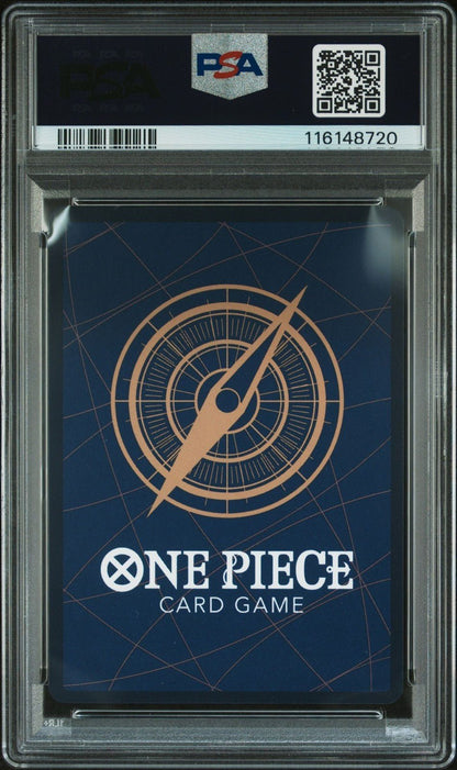 PSA 9 One Piece Card Monkey D. Luffy Gear 4 Manga Alt OP11 - 118 Fist of Divine 2