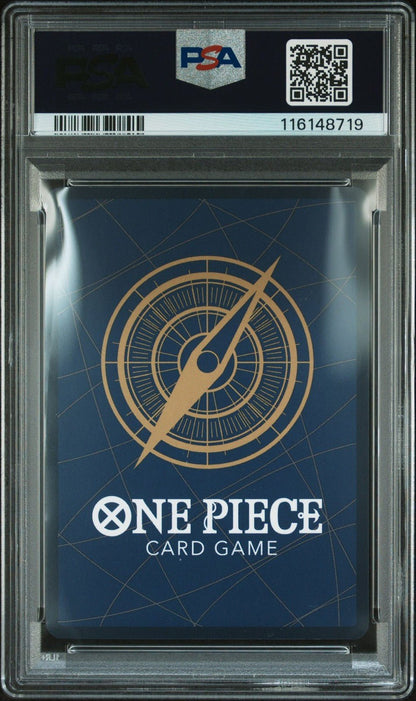 PSA 9 One Piece Card Monkey D. Luffy Gear 4 Manga Alt OP11 - 118 Fist of Divine