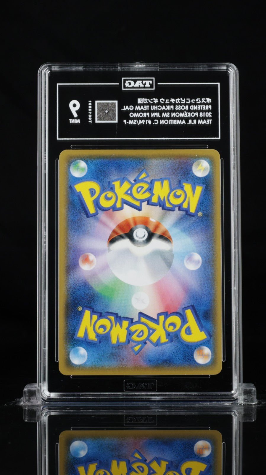 PSA 9 Pretend Boss Pikachu Team Galactic 194/SM - P 2018 Pokemon