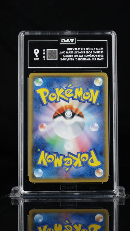 PSA 9 Pretend Boss Pikachu Team Galactic 194/SM - P 2018 Pokemon