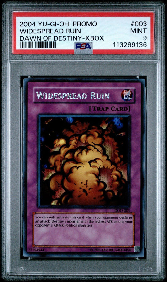 PSA 9 YUGIOh! Dawn Of Destiny DOD - 003 Widespread Ruin Xbox