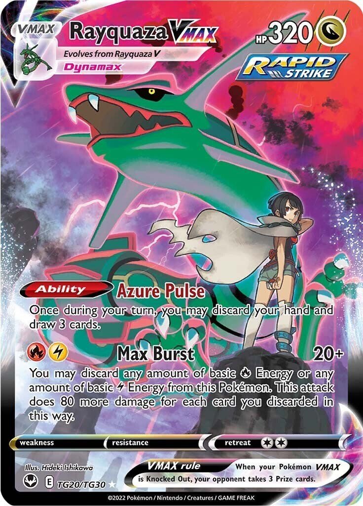 Rayquaza VMAX TG20/TG30 Swsh12: Sword & Shield - Silver Tempest Trainer Gallery
