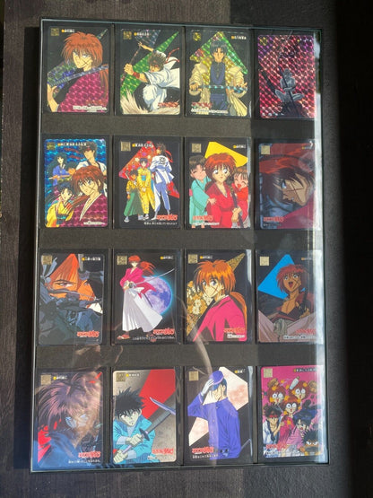 Rurouni Kenshin Carddass Part 1 Bandai 1996 Japan Framed
