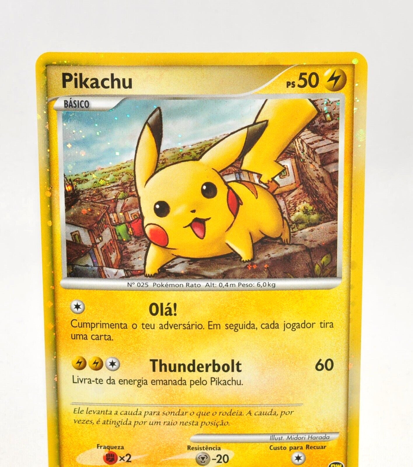 Pikachu Portuguese PW9 Pikachu World Collection Holo portugal MP+