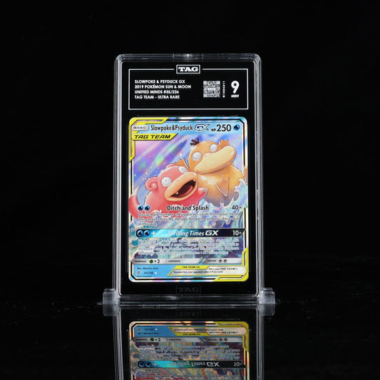 Slowpoke & Psyduck GX 35/236 Pokemon Sm - Unified Minds Holo - TAG 9