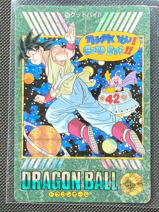 Son Goku Goodbye!! 258 Prism - Dragon Ball Visual Adventure Part EX 1995 - LP