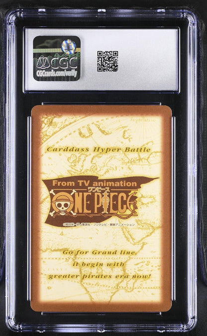 STRAW HAT CREW CHASE/CREW HOLO 2001 ONE PIECE CARDDASS HYPER BATTLE #S101 CGC 8