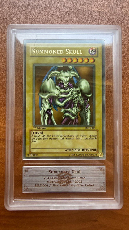 Summoned Skull 1st Edition MRD-003 Metal Raiders Wavy Faded AGS 9 Yu-Gi-Oh