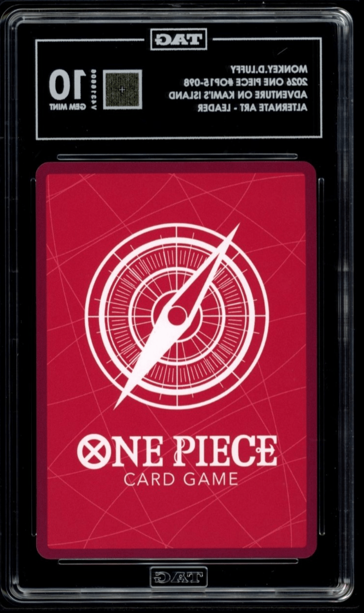 TAG 10 2026 One Piece Monkey D. Luffy OP15-098 Alt Art EN Kami’s Island