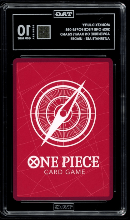 TAG 10 2026 One Piece Monkey D. Luffy OP15-098 Alt Art EN Kami’s Island