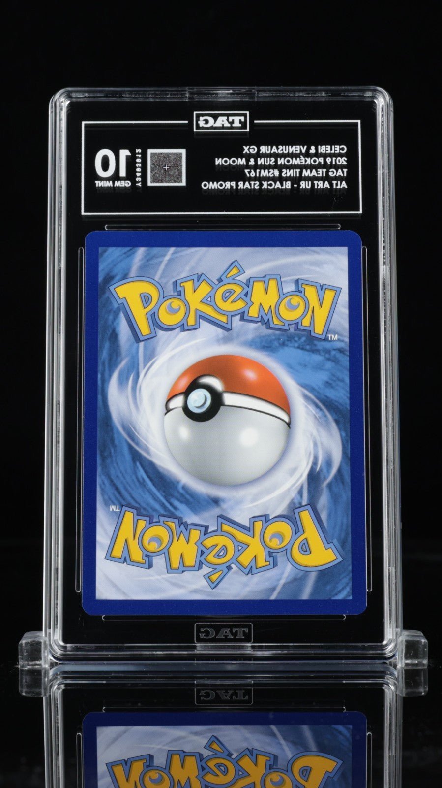TAG 10 Celebi & Venusaur GX Full Alt Art SM167 Promo Pokemon 2