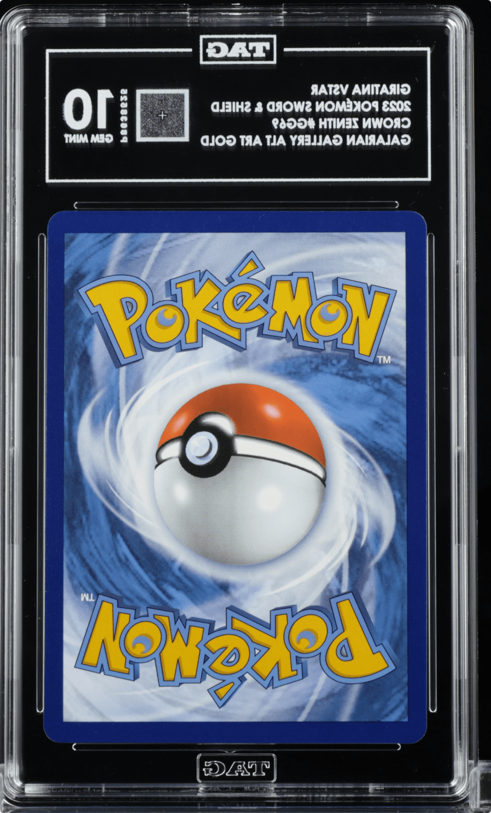 TAG 10 Giratina Vstar Secret GG69/GG70 Sword Shield Crown Zenith Pokemon