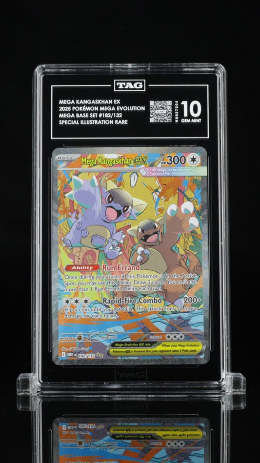 Tag 10 Mega Kangaskhan ex 182/132 SIR MEG Pokemon English 2
