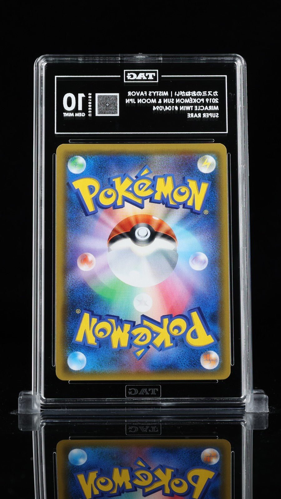 TAG 10 Misty's Favor Miracle Twins Japanese Pokemon 104/094 Trainer SR 2019