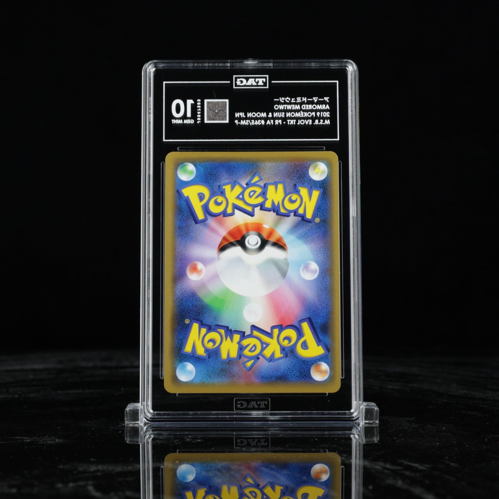 TAG 10 Pokemon Card Armored Mewtwo Promo 365/SM - P Japanese 2019
