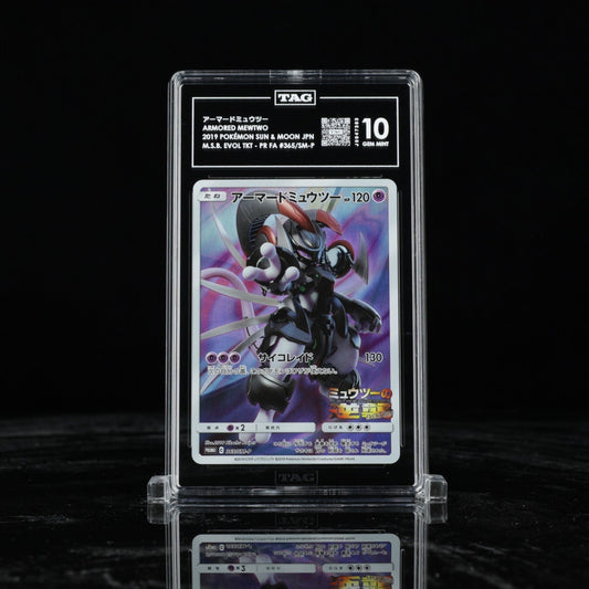 TAG 10 Pokemon Card Armored Mewtwo Promo 365/SM - P Japanese 2019