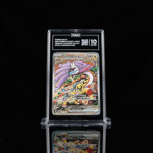 TAG 10 Raging Bolt ex 166/131 SIR Pokemon 2025 Prismatic Evolutions