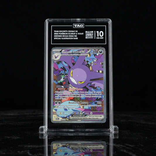 TAG 10 Rocket’s Crobat ex English 2025 Pokemon Destined Rivals 234 SIR