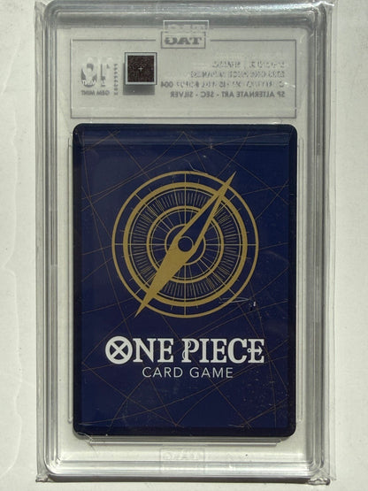 TAG 10 Shanks Silver OP09-004 SP Alt Art SR Carrying on His Will One Piece Japan