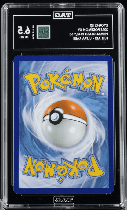 TAG 6.5 Kyogre EX 148/160 Full Art Rare 2015 XY Primal Clash Pokemon