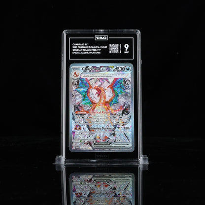 TAG 9 Charizard ex 223/197 Pokémon Obsidian Flames Special Illustration Rare